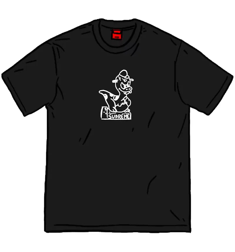 Supreme Dinosaur Tee Black - vue 360