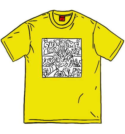 Supreme Dragon Tee Sulfur - authentic Supreme product