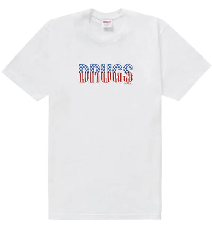 Supreme Drugs Tee White - authentic Supreme product