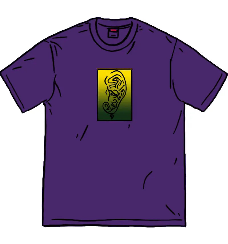 Supreme Ear Tee Purple - vue 360