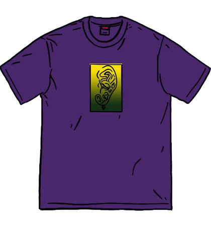 Supreme Ear Tee Purple - authentic Supreme product