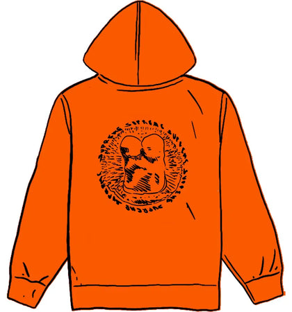 Supreme Embryo Hooded Sweatshirt Orange - authentic Supreme apparel