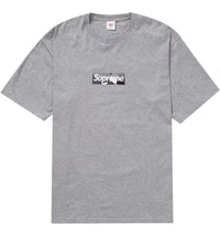 Supreme Emilio Pucci Box Logo Tee Heather Grey/Black