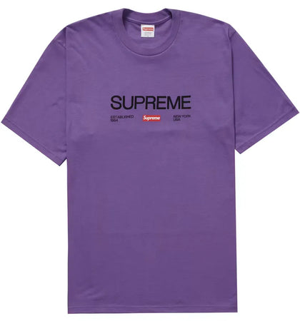 Supreme Est. 1994 Tee Purple - authentic Supreme product