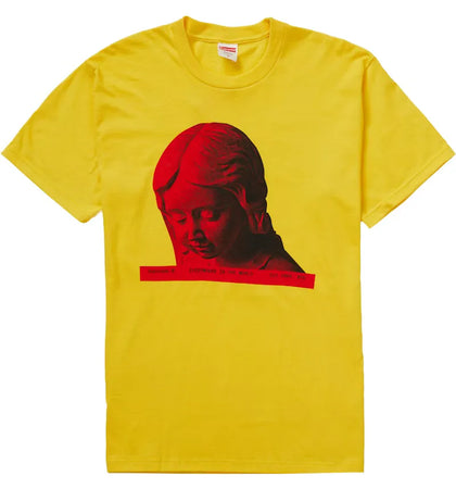 Supreme Everywhere Tee Yellow - authentic Supreme product
