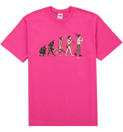 Supreme Evolution Tee Fuchsia - authentic Supreme product