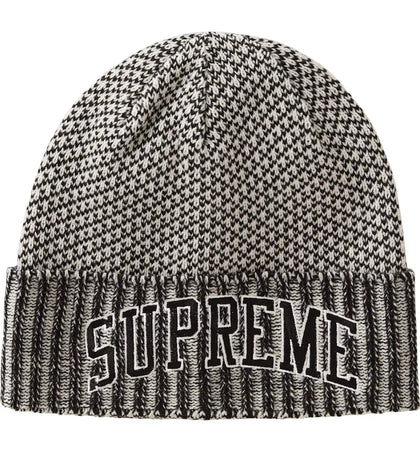 Supreme Fair Isle Beanie Black - authentic Supreme product