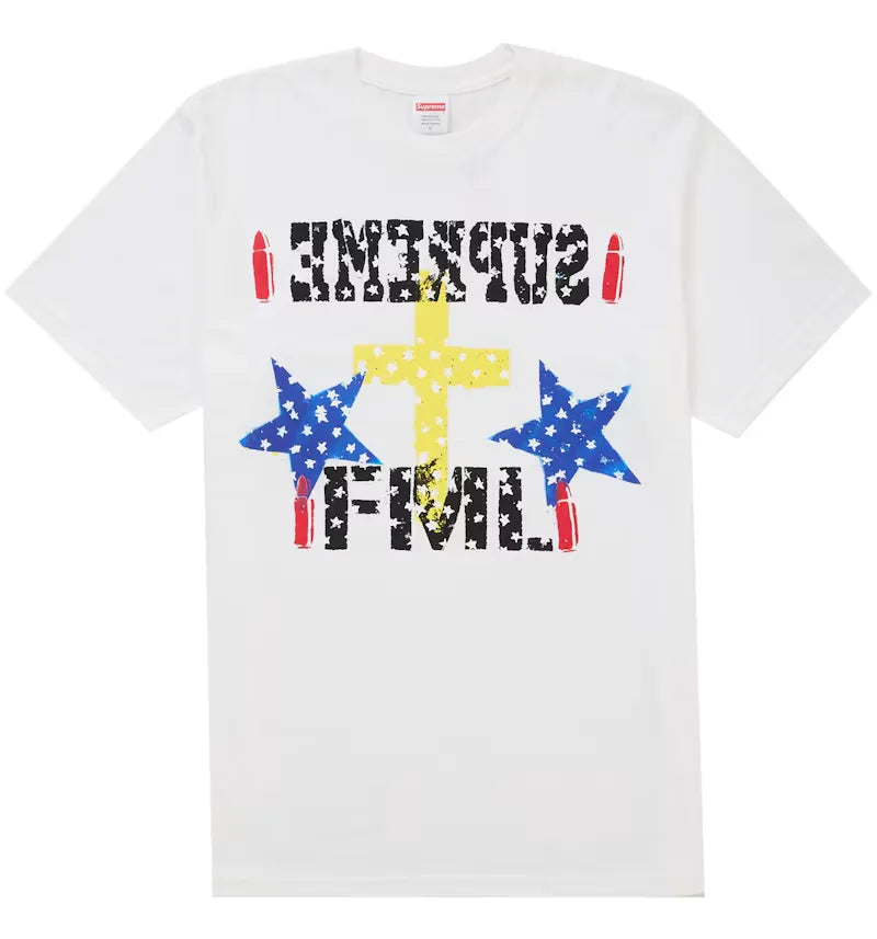 Supreme FML Tee White - vue 360