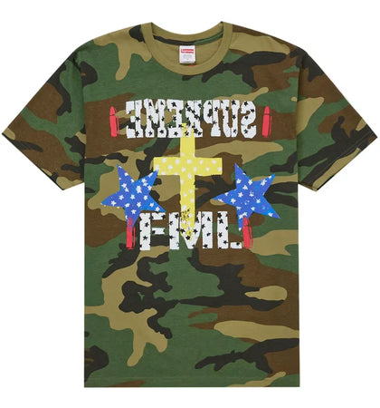Supreme FML Tee Woodland Camo - authentic Supreme product