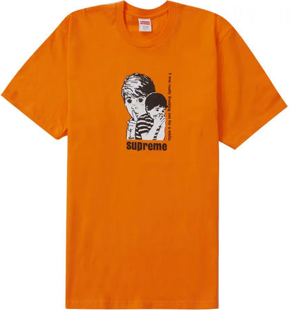 Supreme Freaking Out Tee Orange - authentic Supreme product