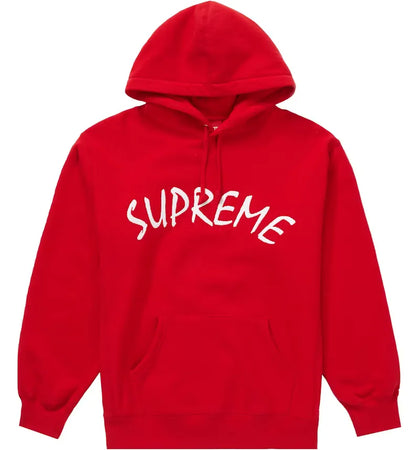 Supreme FTP Arc Hooded Sweatshirt Red - authentic Supreme apparel