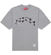 Supreme Fuck Em Plaid S/S Top Heather Grey