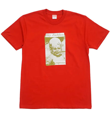 Supreme Fuck Face Tee Red - authentic Supreme product