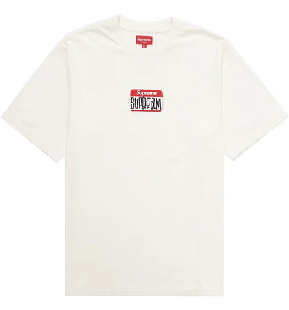 Supreme Gonz Nametag S/S Tee Natural - authentic Supreme product