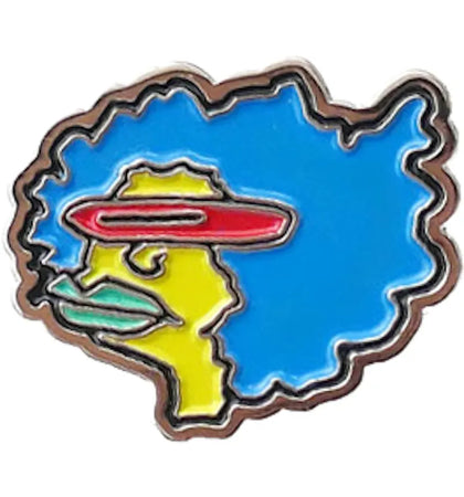 Supreme Gonz Ramm Pin Silver - authentic Supreme product