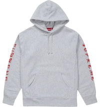 Supreme Gradient Sleeve Hooded Sweatshirt Ash Grey