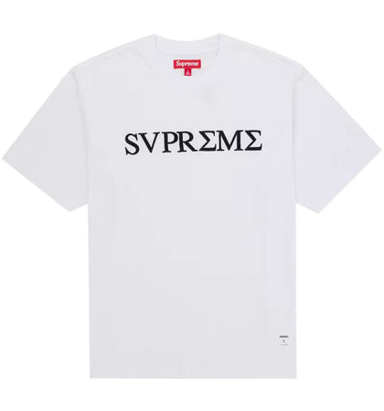 Supreme Greek S/S Top White - authentic Supreme product