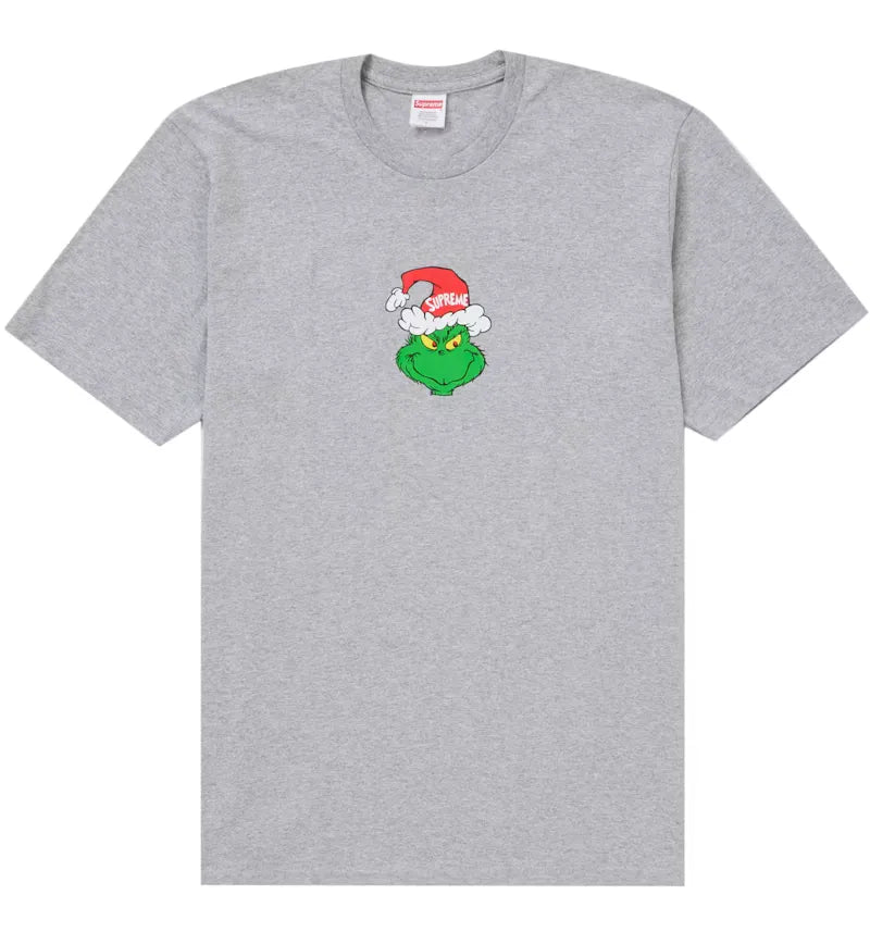 Supreme Grinch Tee Heather Grey - vue 360