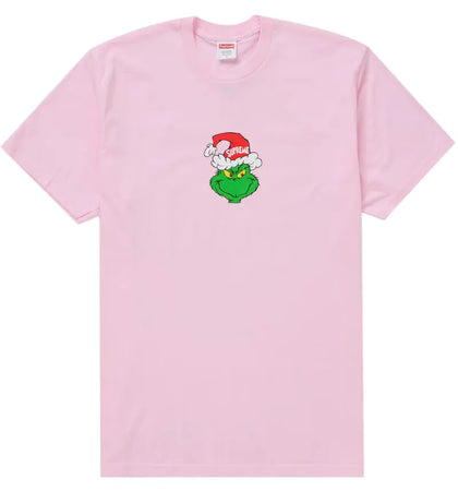 Supreme Grinch Tee Light Pink - authentic Supreme product