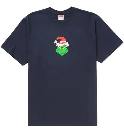 Supreme Grinch Tee Navy - authentic Supreme product