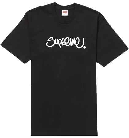Supreme Handstyle Tee Black - authentic Supreme product