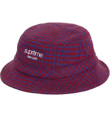 Supreme Harris Tweed Classic Logo Crusher Royal Multi - authentic Supreme product
