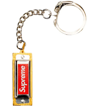 Supreme Hohner Keychain Silver - authentic Supreme product