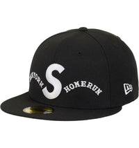 Supreme Homerun S Logo New Era 59Fifty Hat Black