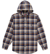 Supreme Hooded Flannel Shirt Brown