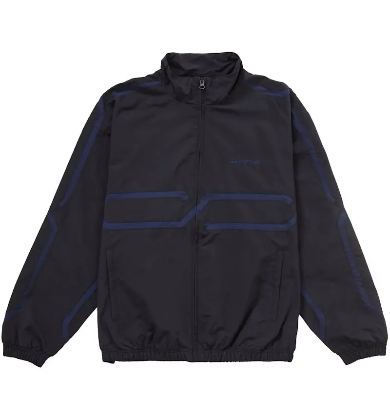 Supreme Inset Link Track Jacket Black - vue 360