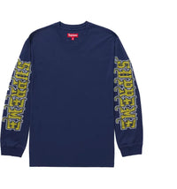 Supreme Intarsia Sleeve L/S Top (FW25) Navy