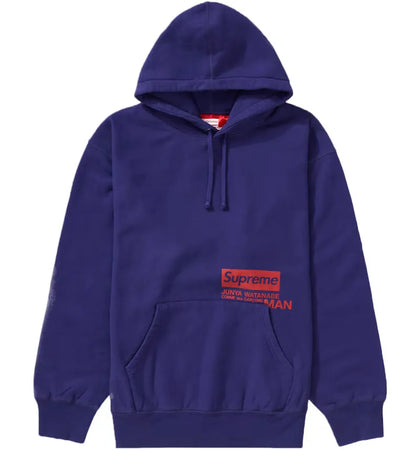 Supreme JUNYA WATANABE CDG MAN Hooded Sweatshirt Royal - authentic Supreme apparel