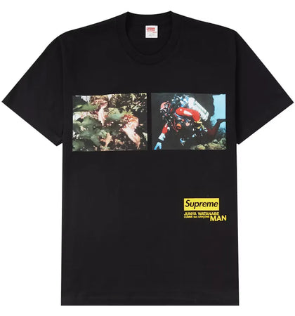 Supreme JUNYA WATANABE CDG MAN Nature Tee Black - authentic Supreme product