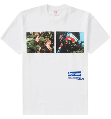 Supreme JUNYA WATANABE CDG MAN Nature Tee White - authentic Supreme product