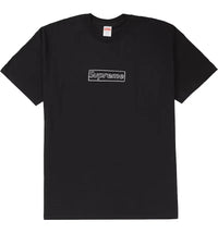 Supreme KAWS Chalk Logo Tee Black