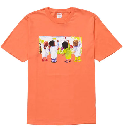 Supreme Kids Tee Neon Orange - authentic Supreme product