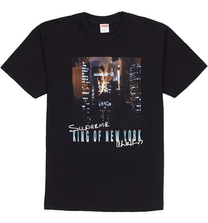 Supreme King of New York Tee Black - authentic Supreme product