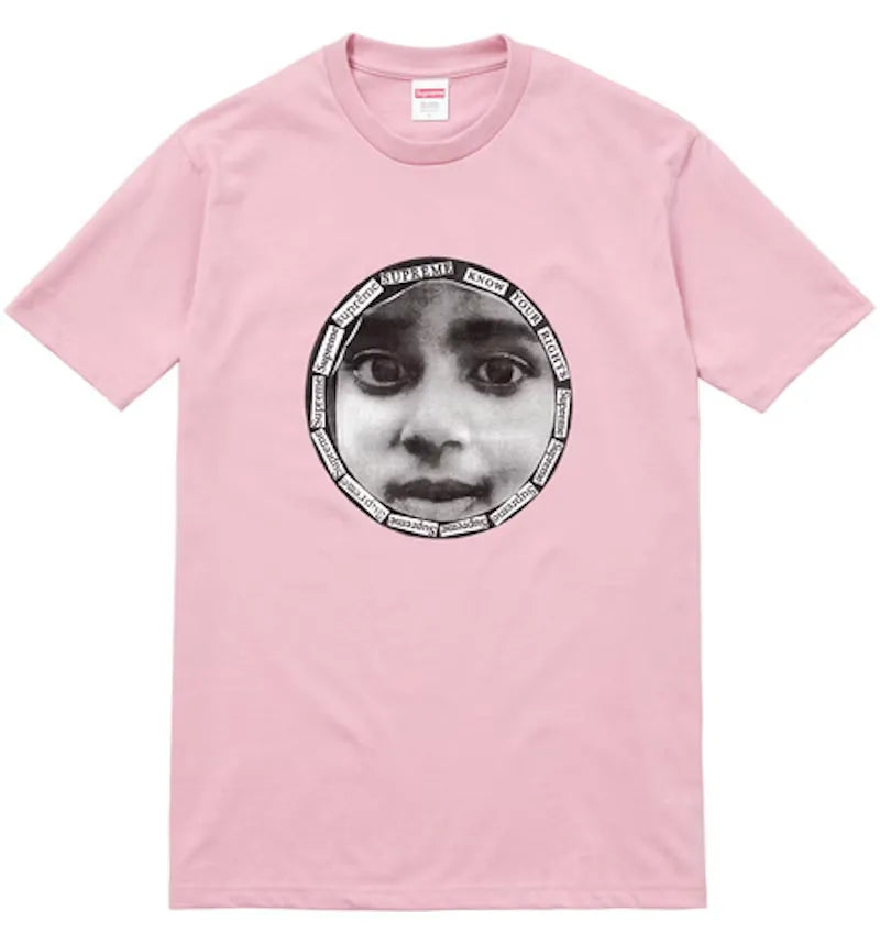 Supreme Know Your Rights Tee Dusty Pink - vue 360