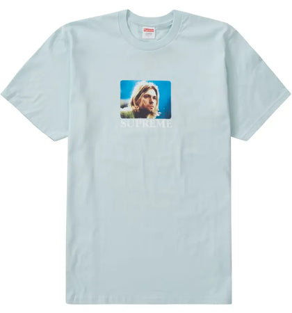 Supreme Kurt Cobain Tee Pale Blue - authentic Supreme product