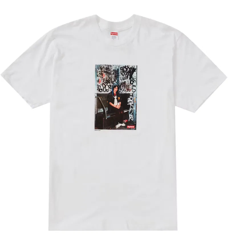 Supreme Lady Pink Tee White - vue 360