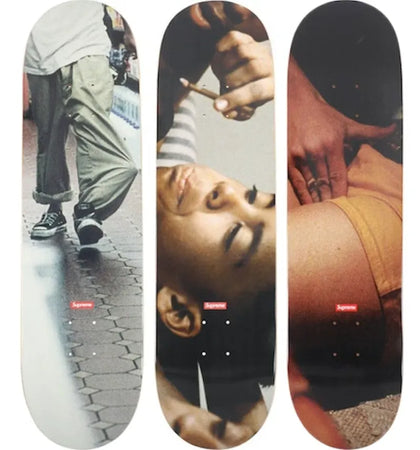 Supreme Larry Clark Kids 40oz & Jav & Makeout Skateboard Deck Multi Set - authentic Supreme product