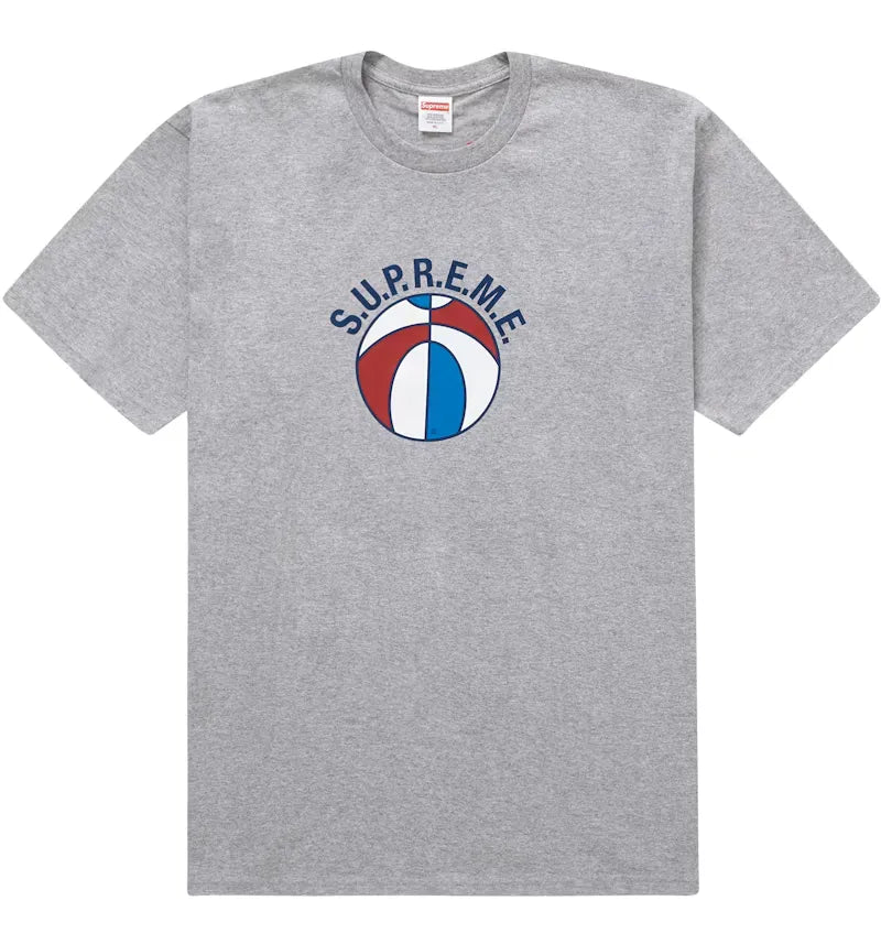Supreme League Tee Heather Grey - vue 360