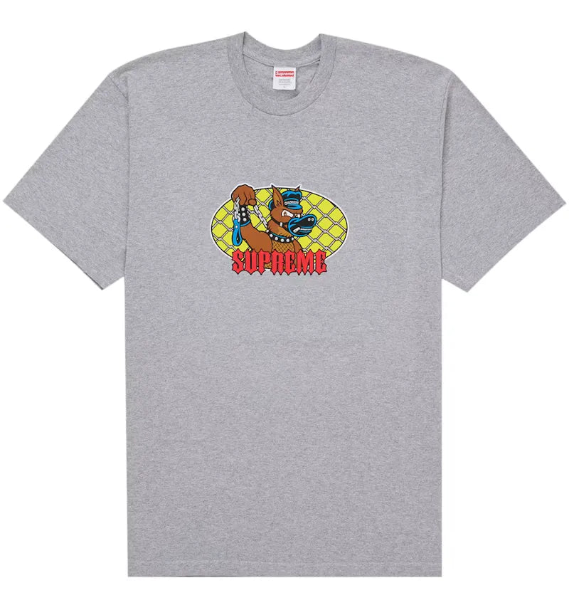Supreme Leash Tee Heather Grey - vue 360