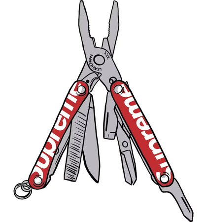 Supreme Leatherman Squirt PS4 Multitool Red - authentic Supreme product