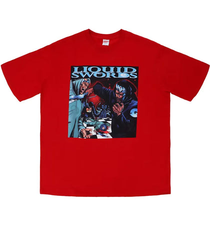 Supreme Liquid Swords Tee Red - authentic Supreme product