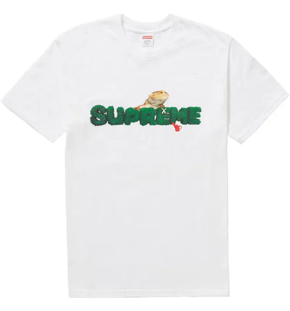 Supreme Lizard Tee White - authentic Supreme product