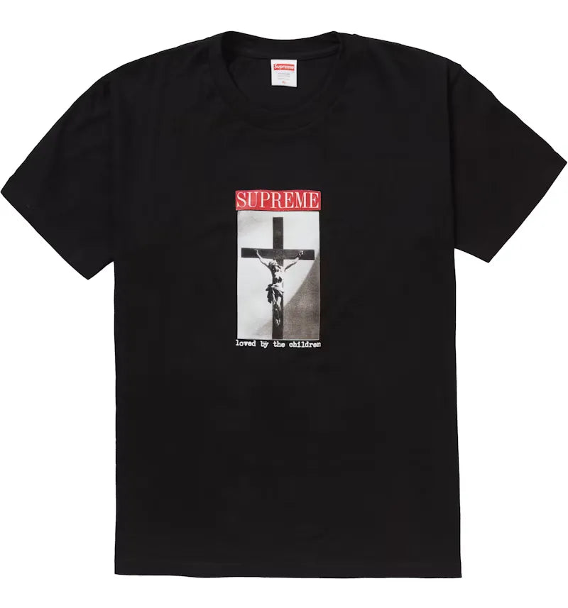 Supreme Loved By The Children Tee Black - vue 360