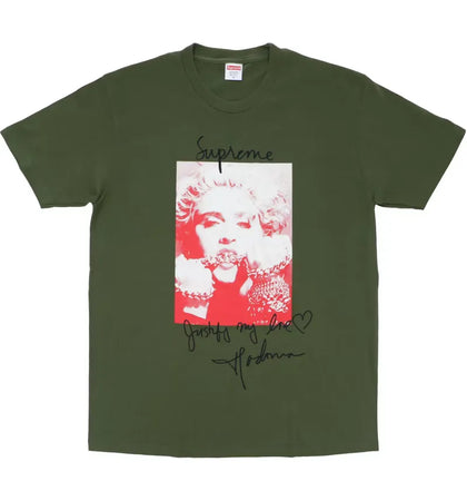 Supreme Madonna Tee Olive - authentic Supreme product