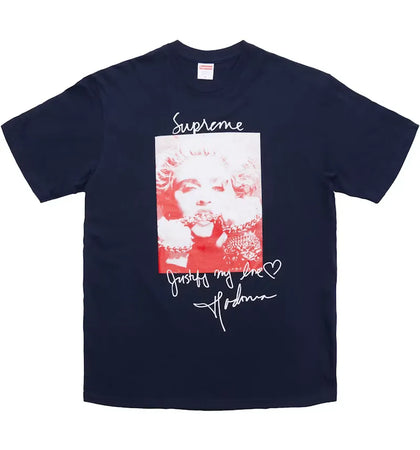 Supreme Madonna Tee Navy - authentic Supreme product