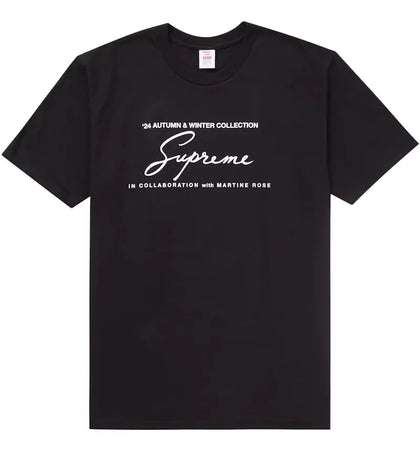Supreme Martine Rose Tee Black - authentic Supreme product